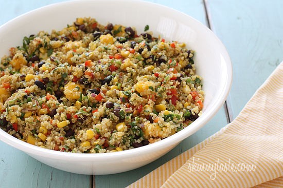 Southwestern Black Bean, Quinoa, and Mango Salad